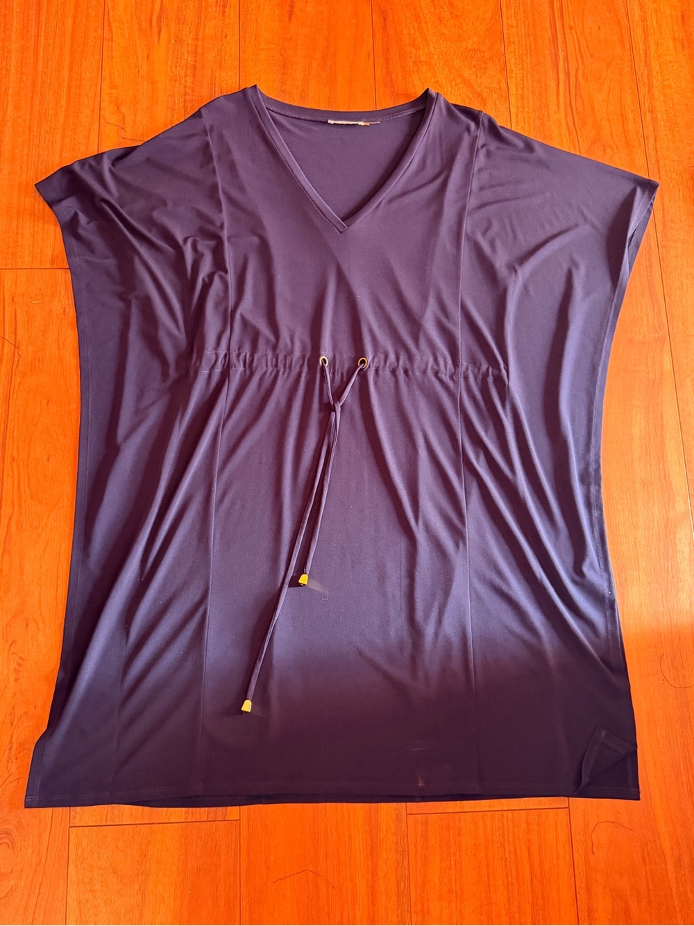 Calvin Klein Deep Navy V-Neck Top